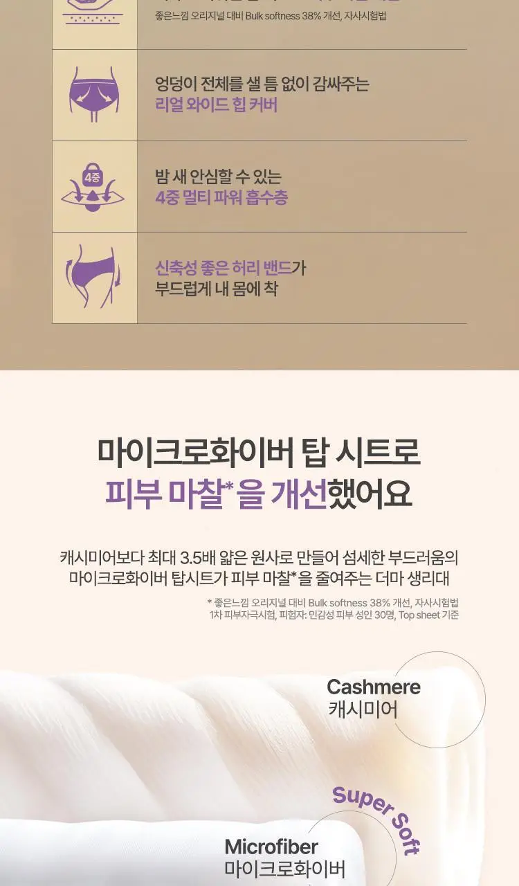좋은느낌 수퍼소프트 생리대 (패드/입오버/라이너) 상세페이지 12