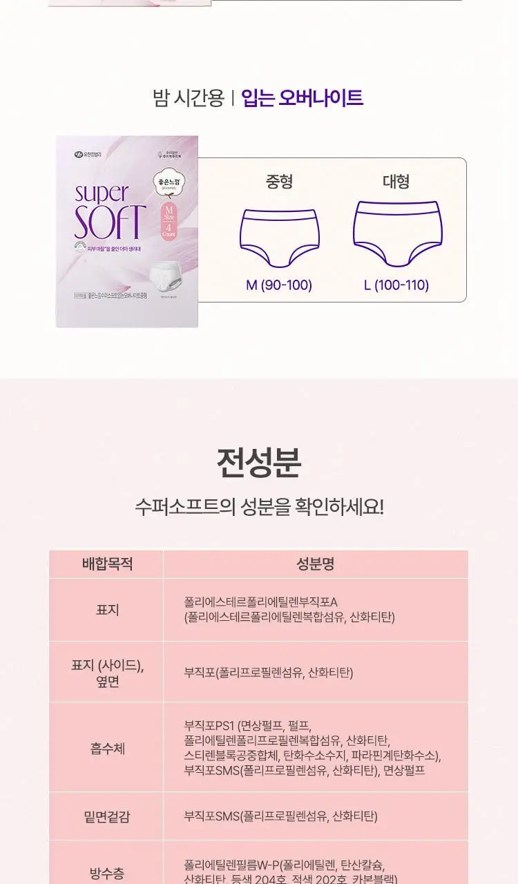 좋은느낌 수퍼소프트 생리대 (패드/입오버/라이너) 상세페이지 21