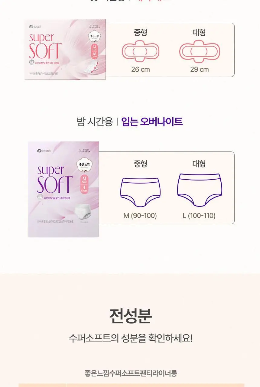 좋은느낌 수퍼소프트 생리대 (패드/입오버/라이너) 상세페이지 31