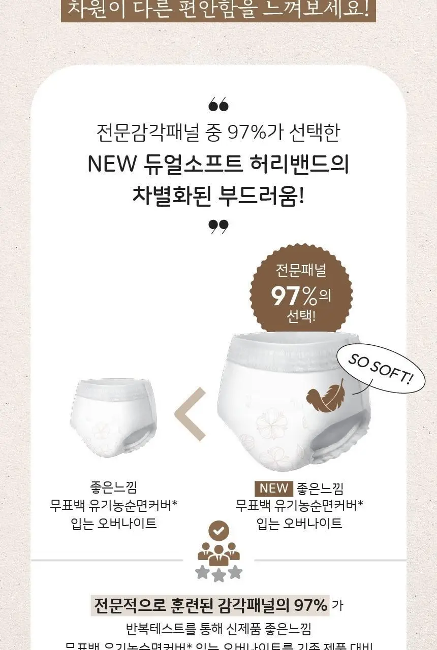 좋은느낌 유기농 무표백 입는 오버나이트 2종 택 1 (M / L 4P) 상세페이지 13