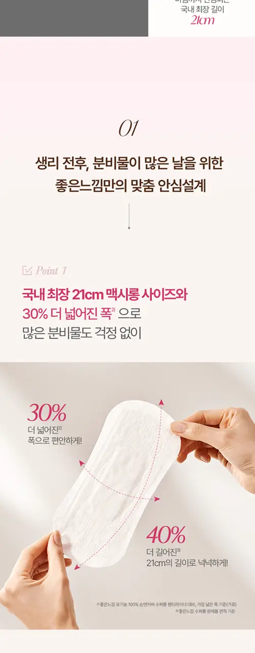좋은느낌 유기농100%순면 라이너 7종 택 1 (일반/롱/수퍼롱/맥시롱) 상세페이지 26