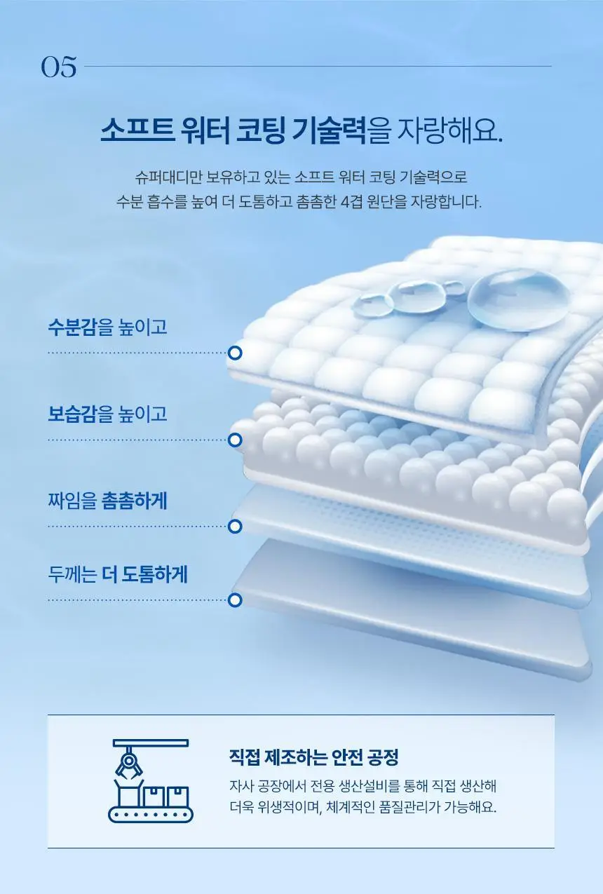 슈퍼대디 퓨어 70 물티슈 70매 (1팩/10팩) 상세페이지 14
