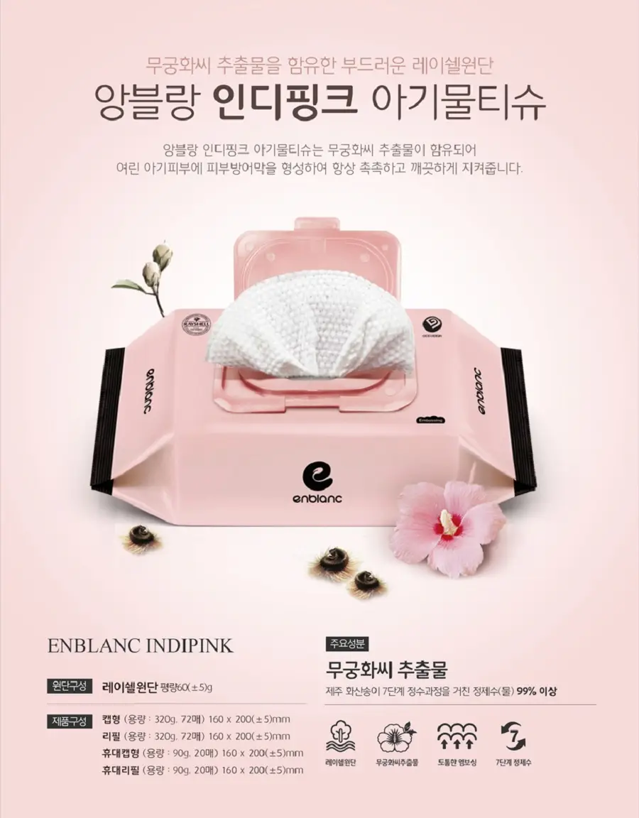 앙블랑 오리지널 인디핑크 캡형 72매 3팩 상세페이지 4