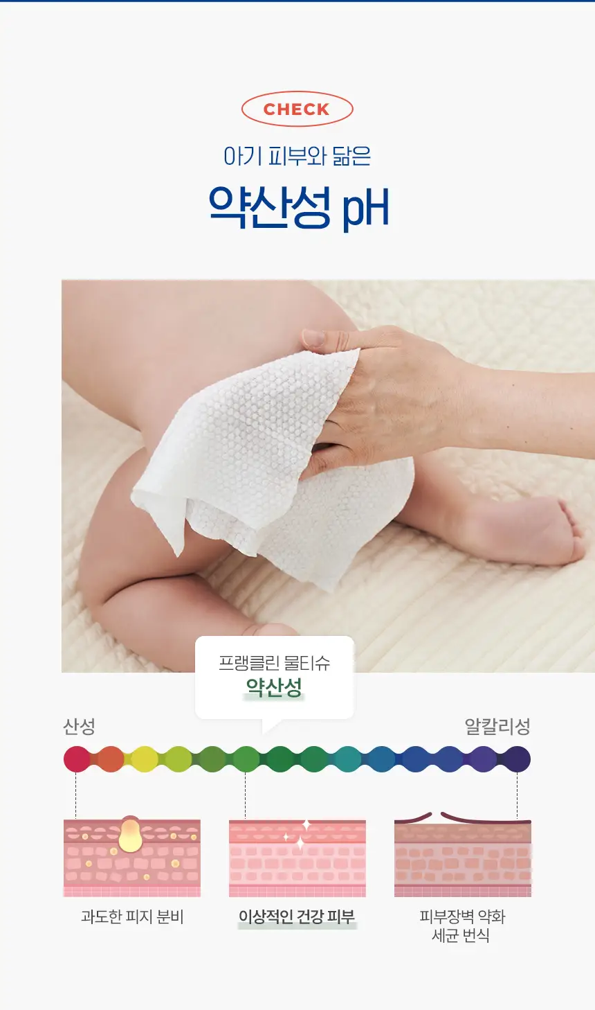 프랭클린 아기 물티슈 캡형 70매 * 10팩 상세페이지 13