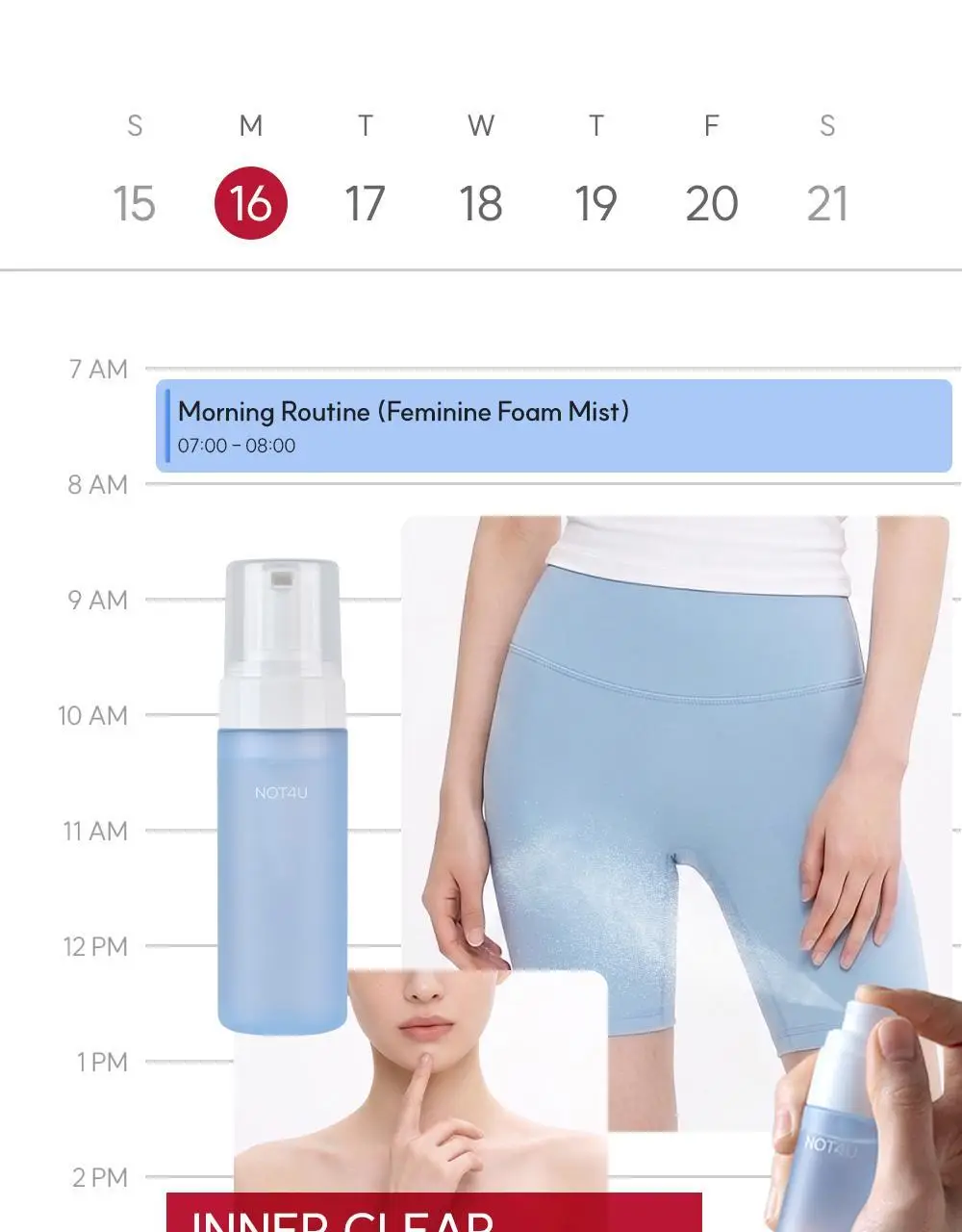 낫포유 이너 클리어 페미닌 폼 미스트 150ml 기획 (+30ml 증정) 상세페이지 17