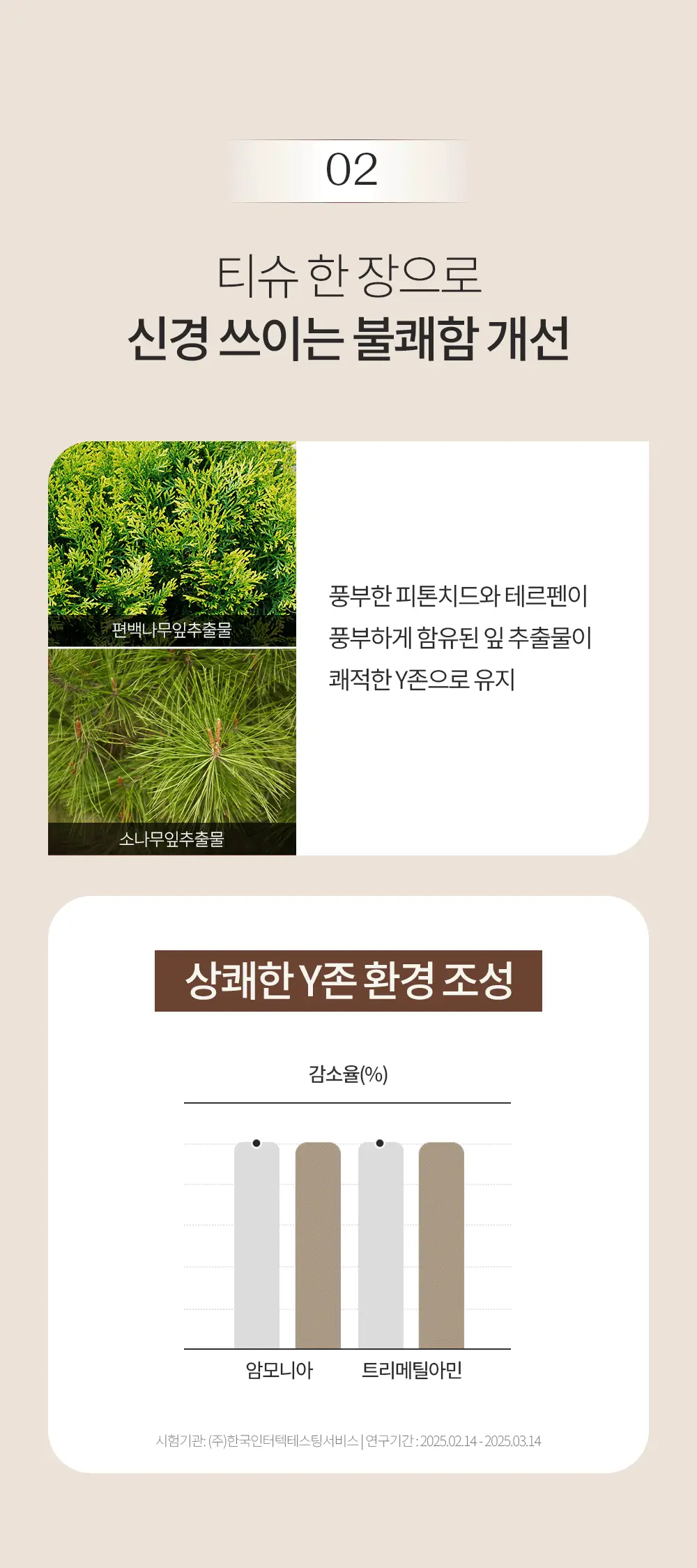 오브먼트 이너메이트 여성 청결 티슈 2종 택1 (10매/15매) 상세페이지 11