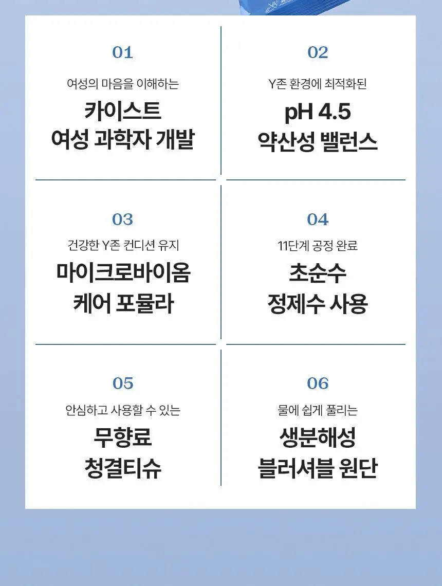 이너시아 더 퓨어 마이크로바이옴 여성청결티슈 2종 택 1 (1매*15개입/10매) 상세페이지 11