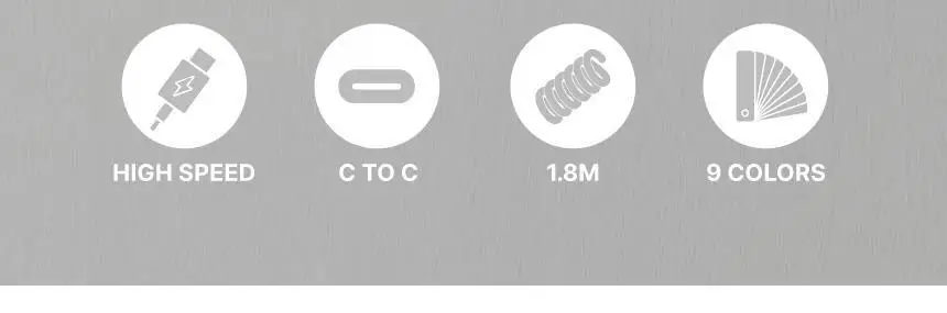 번개표 롤리팝 고속 충전 케이블 CtoC (컬러9종) 상세페이지 2