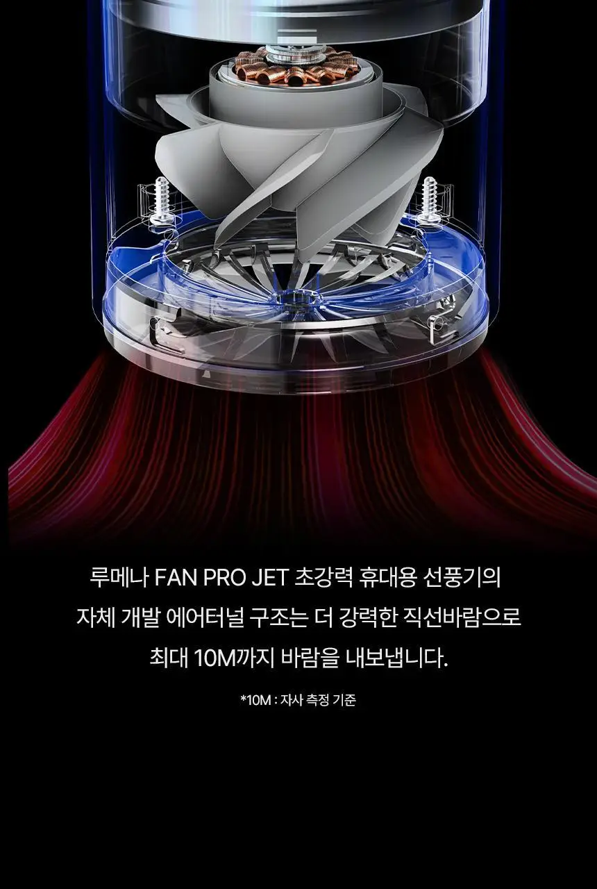 루메나 프리미엄 휴대용 무선 선풍기 FAN PRO JET 상세페이지 14