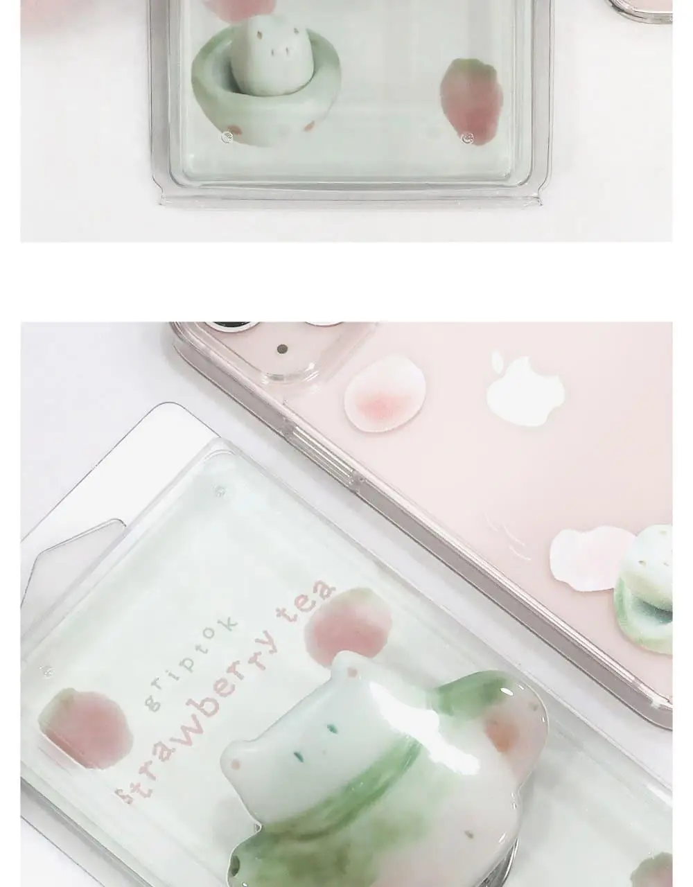아이 리브 위드 식스 캣츠 Strawberry tea 그립톡 상세페이지 2