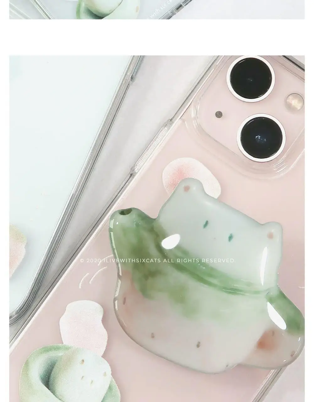 아이 리브 위드 식스 캣츠 Strawberry tea 그립톡 상세페이지 11