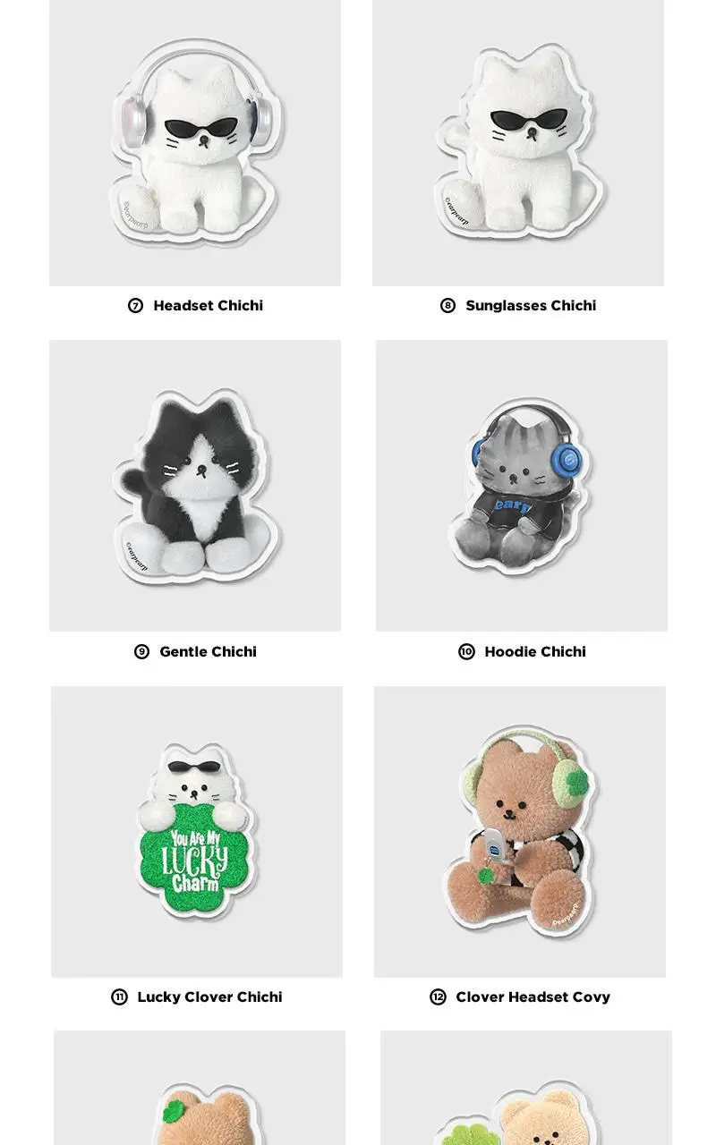 어프어프 CUTE THINGS 아크릴스마트톡 모음전 상세페이지 4