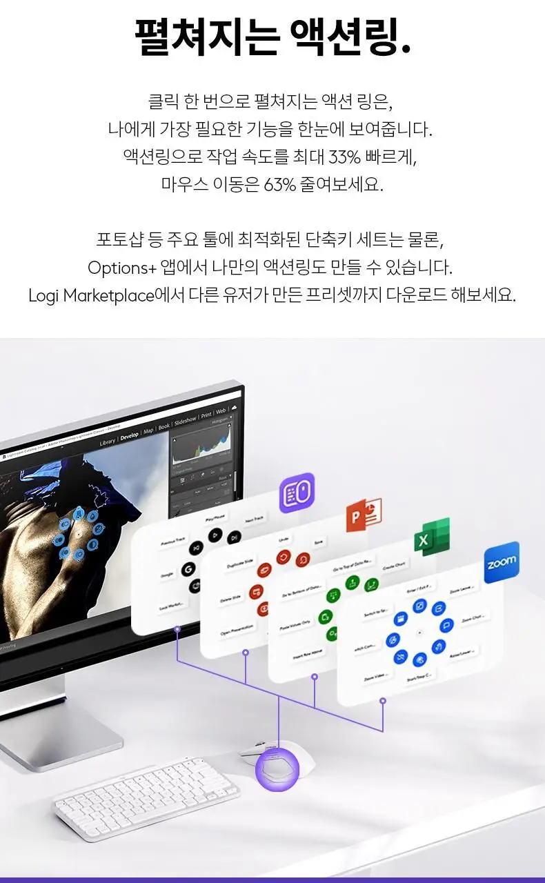 로지텍 국내 정품 블루투스 마우스 MX Master 4 For Mac 상세페이지 6