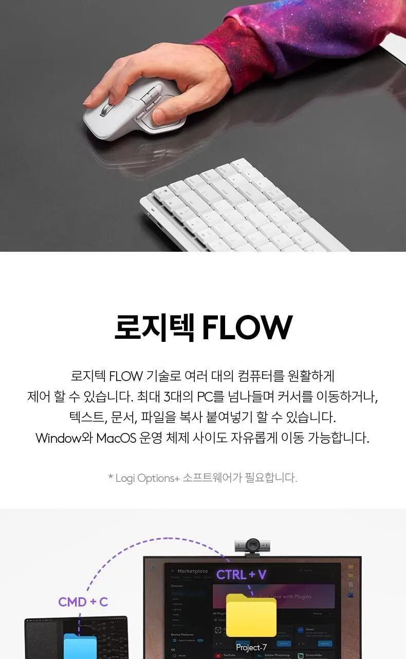 로지텍 국내 정품 블루투스 마우스 MX Master 4 For Mac 상세페이지 18