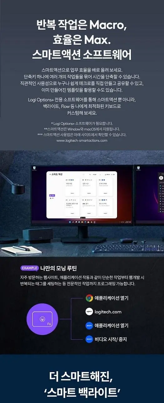 로지텍 블루투스 키보드 MX KEYS S 상세페이지 4