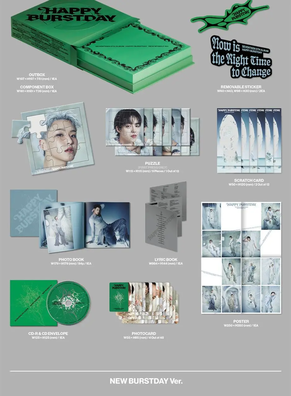 세븐틴 SEVENTEEN 5th Album HAPPY BURSTDAY 상세페이지 3