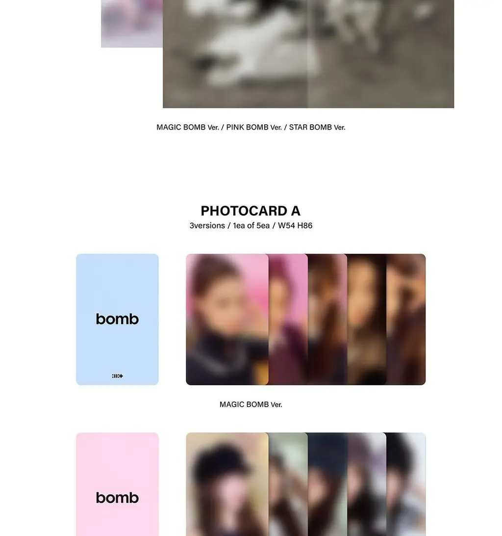 아일릿(ILLIT) 3rd Mini Album bomb (3종 SET) 상세페이지 7