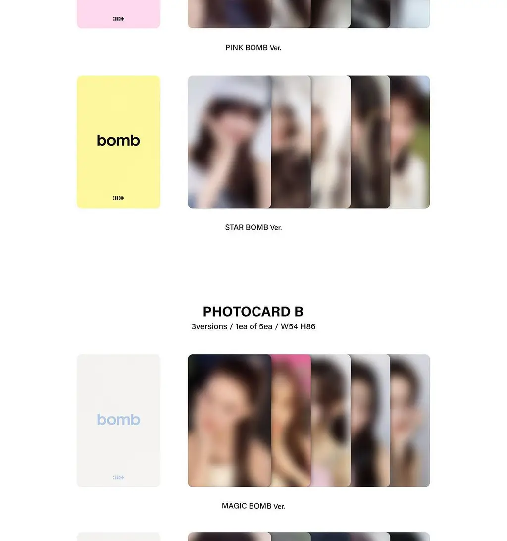 아일릿(ILLIT) 3rd Mini Album bomb (3종 SET) 상세페이지 8