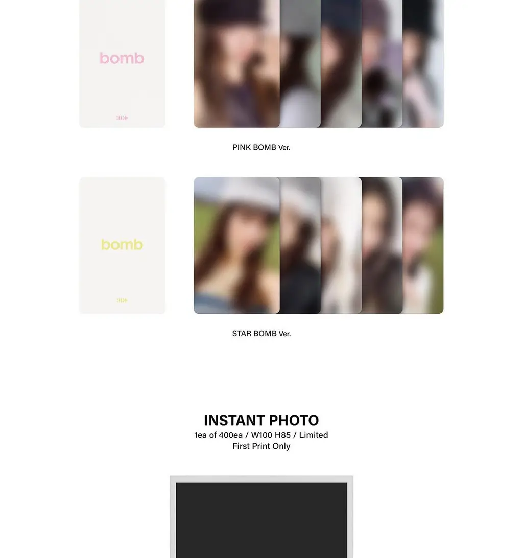 아일릿(ILLIT) 3rd Mini Album bomb (3종 SET) 상세페이지 9