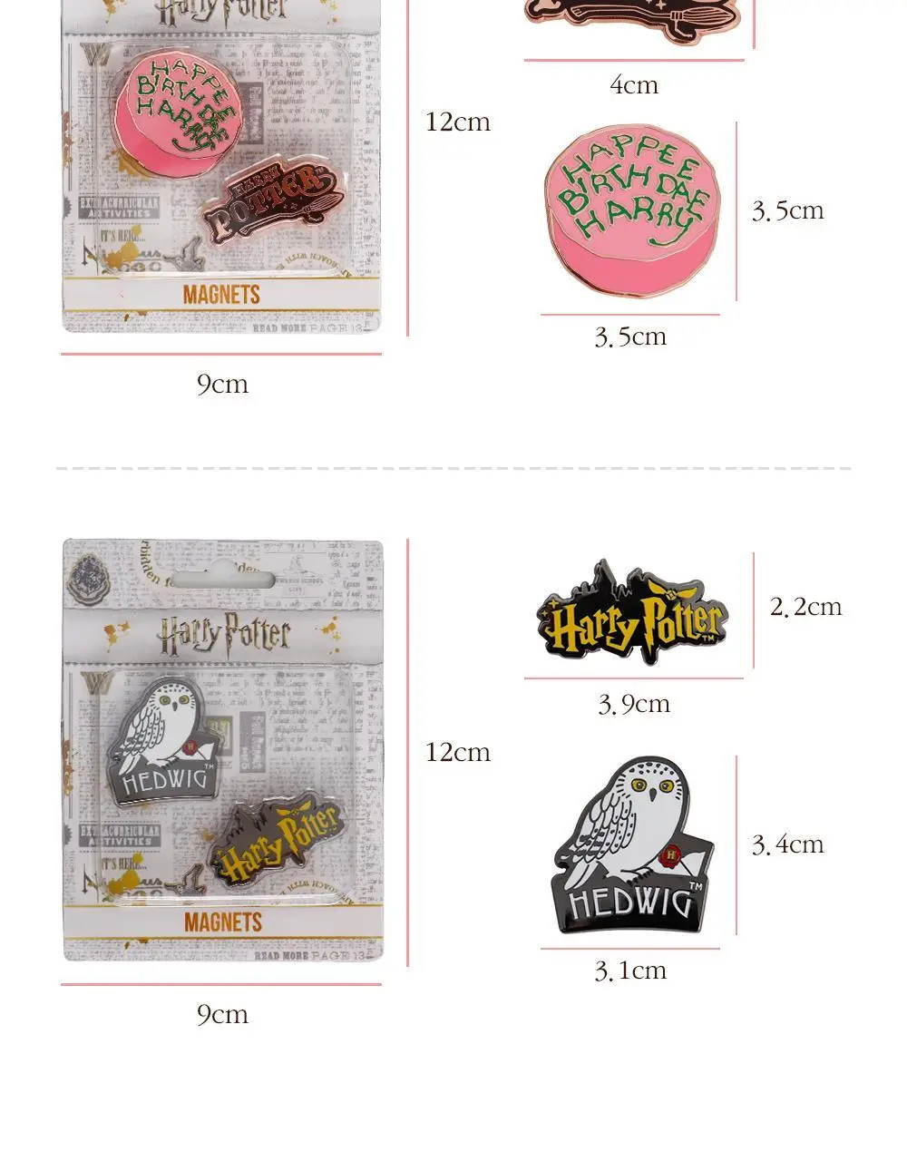 콜리 해리포터 마그넷 2P SET 2종 상세페이지 9