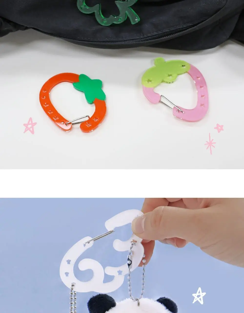 오첵 아크릴 카라비너 키체인 미니키링 상세페이지 8