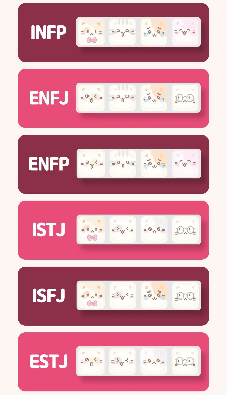 SPM MBTI 고양이 키캡 키링 16종 상세페이지 16