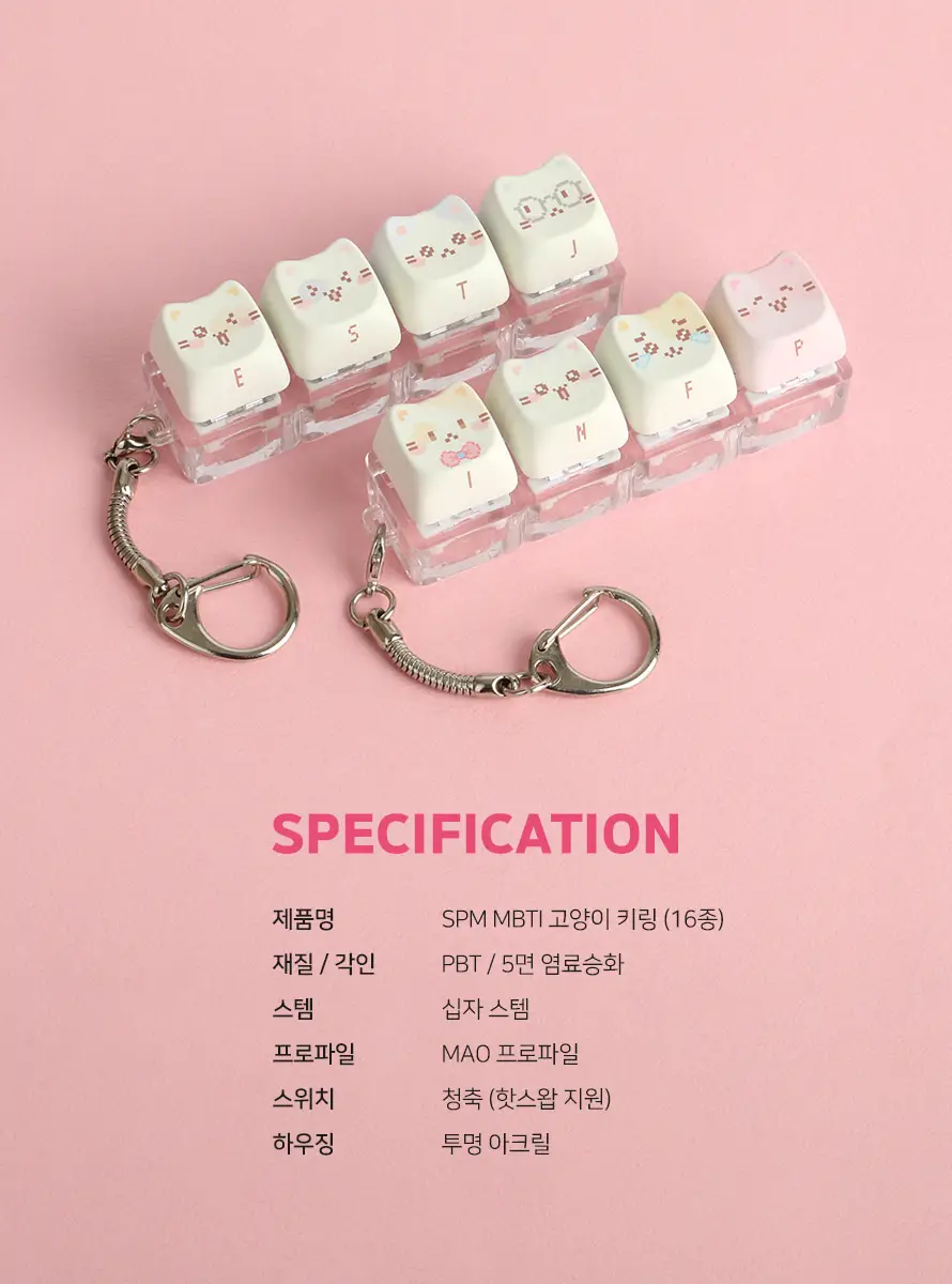 SPM MBTI 고양이 키캡 키링 16종 상세페이지 18