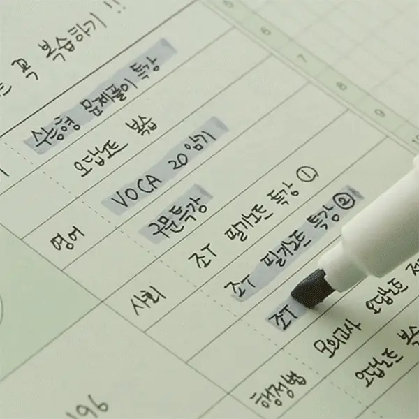 아이코닉 플로우 스터디 플래너 상세페이지 2