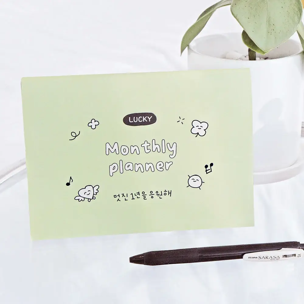 오첵 럭키 먼슬리 플래너 만년 다이어리