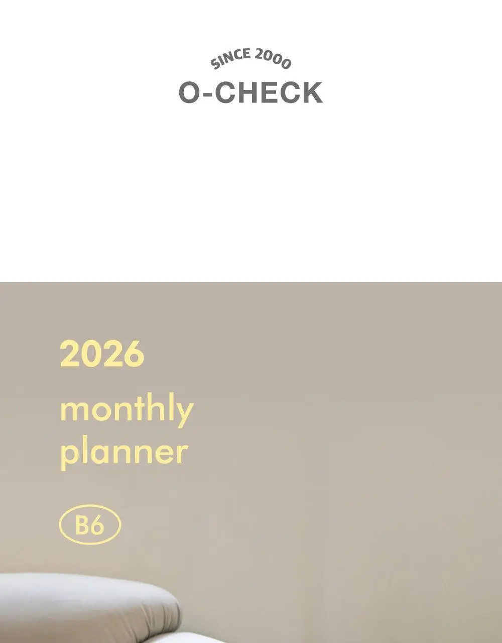오첵 2026 날짜형 먼슬리플래너 B6 상세페이지 2