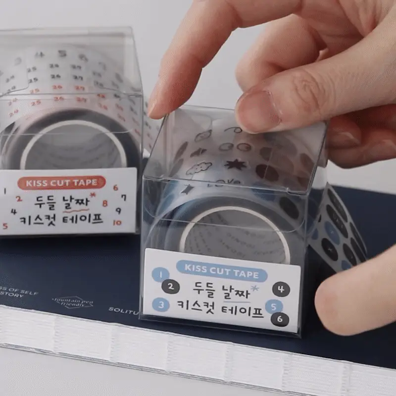 두들 날짜 키스컷 테이프 스티커 상세페이지 2