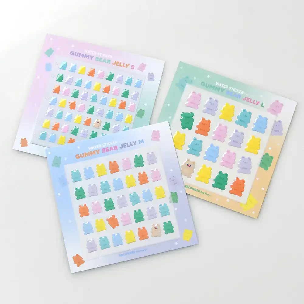 리코더팩토리 WATER STICKER Vol.4 3type