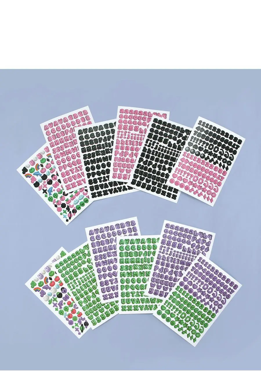 아이코닉 푸퍼 알파벳 스티커팩 2colors 상세페이지 25
