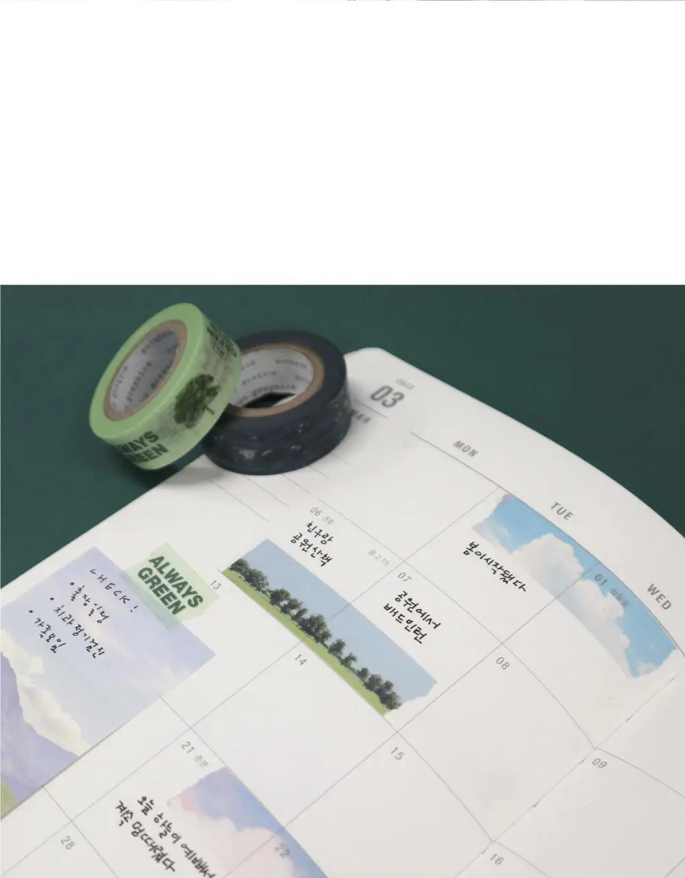 오첵 마스킹테이프 14종 (기능성, 자연풍경, 요일 다꾸 마테) 상세페이지 36