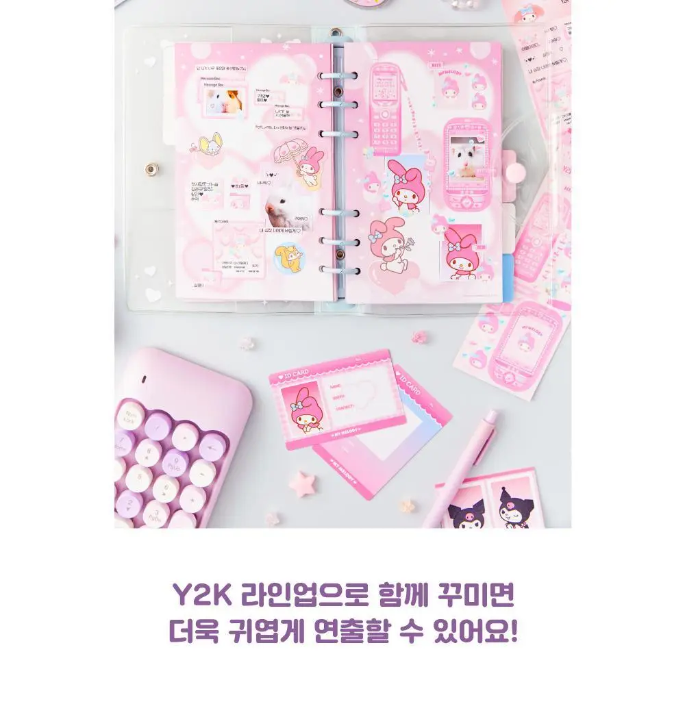 텐바이텐 산리오 Y2K 핸드폰 스티커 (마이멜로디/쿠로미/시나모롤/포차코) 상세페이지 6
