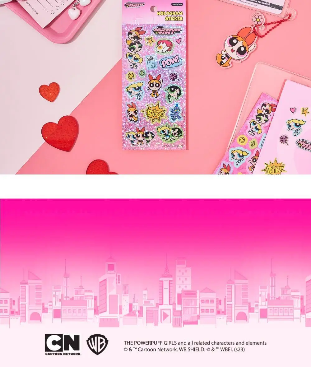 텐바이텐 파워퍼프걸 홀로그램 스티커 상세페이지 17
