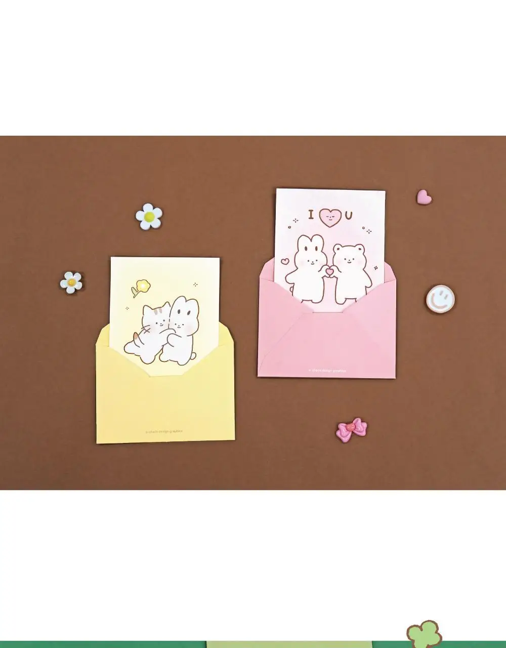 오첵 마음따뜻 귀여운 미니 편지지세트 상세페이지 4
