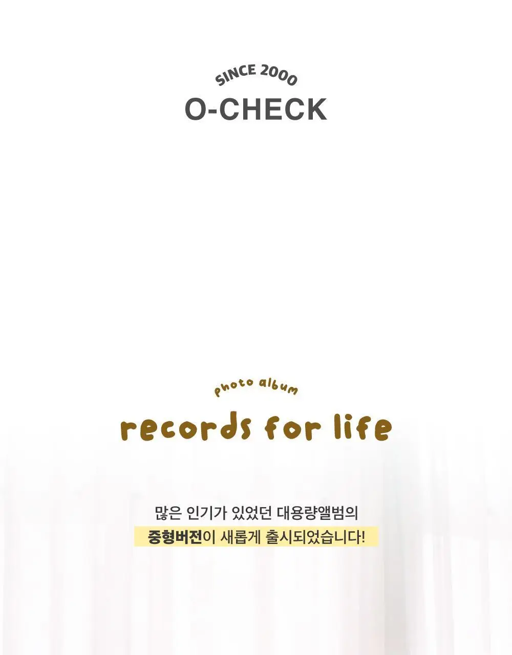 오첵 중형 바인더 접착식 사진앨범 포토북 콜렉트북 폴라로이드 상세페이지 2