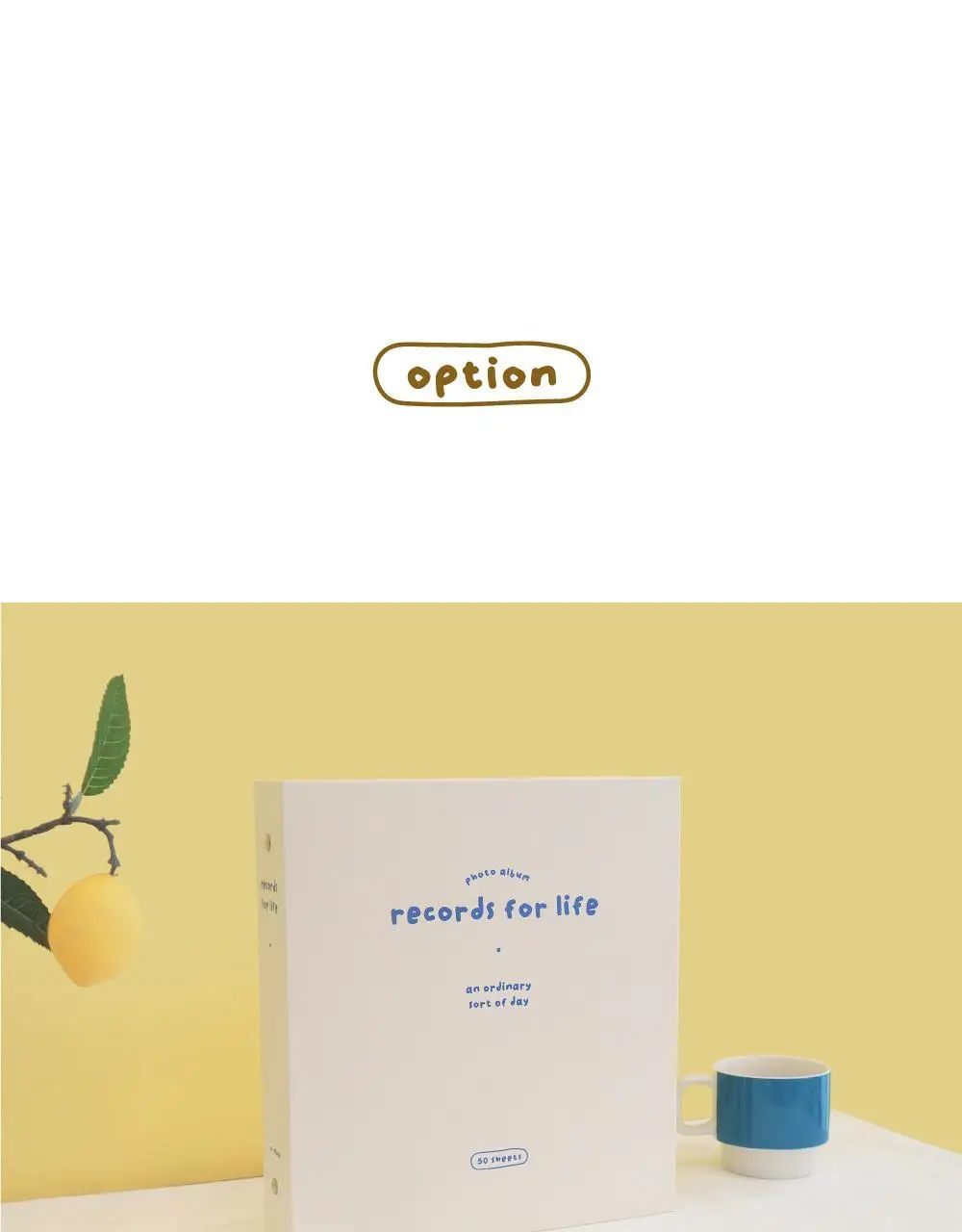 오첵 중형 바인더 접착식 사진앨범 포토북 콜렉트북 폴라로이드 상세페이지 9