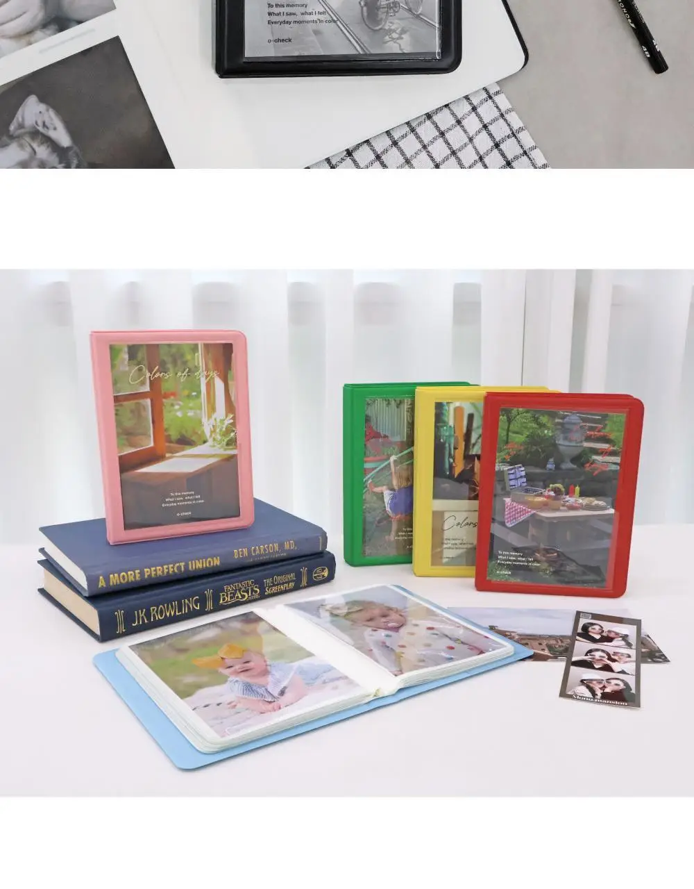 오첵 컬러스오브데이즈 4x6 1단 포토 사진 네컷 앨범 상세페이지 11