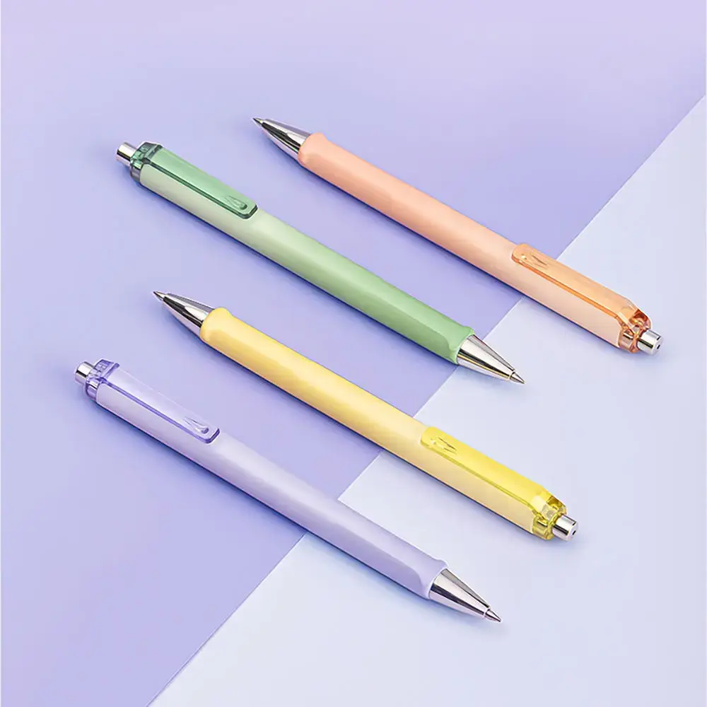 누사인 메탈 노크식 중성 젤펜 0.5mm