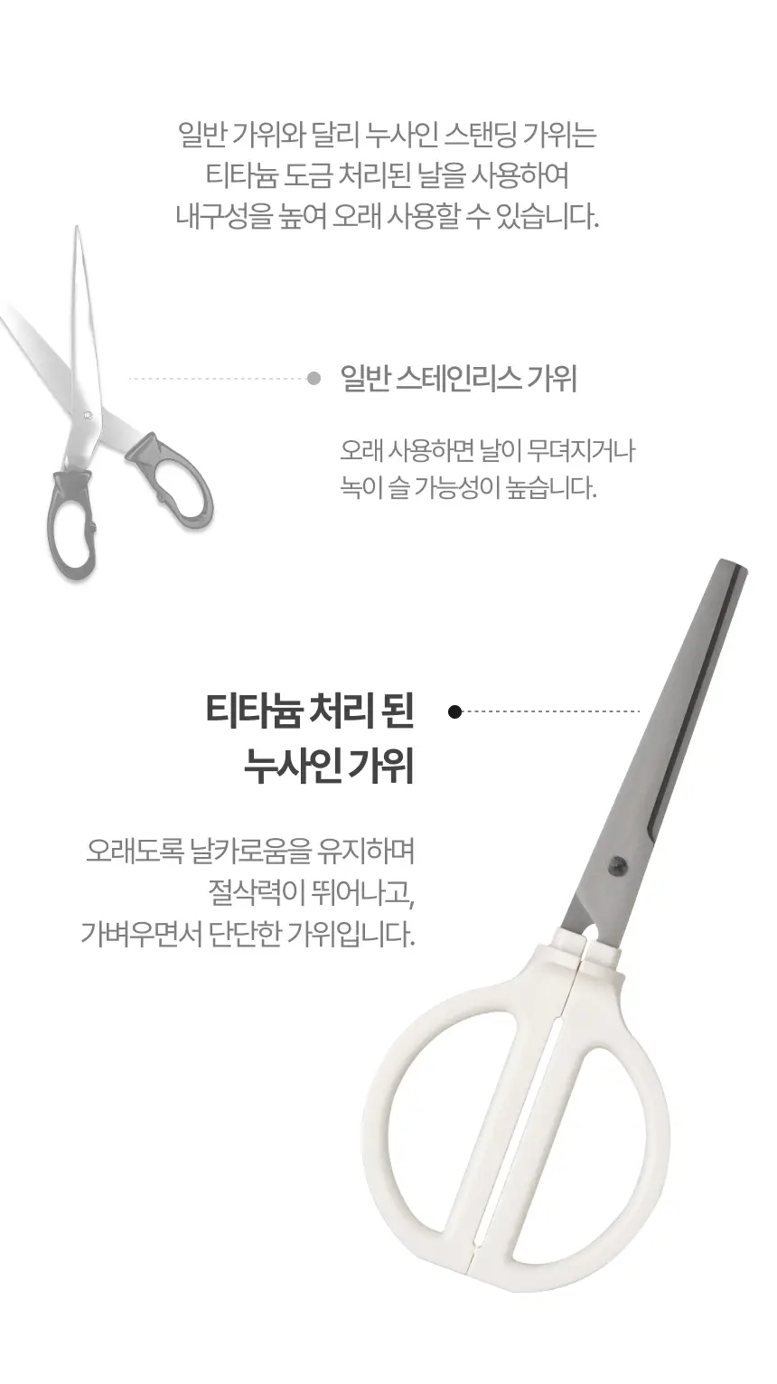 누사인 스탠딩 가위 데스크정리 안전 캡가위 상세페이지 12