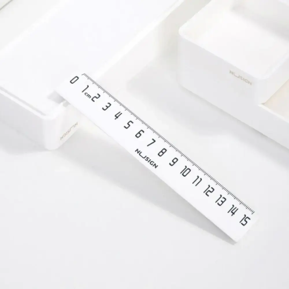 누사인 심플 15cm 눈금 문구 자