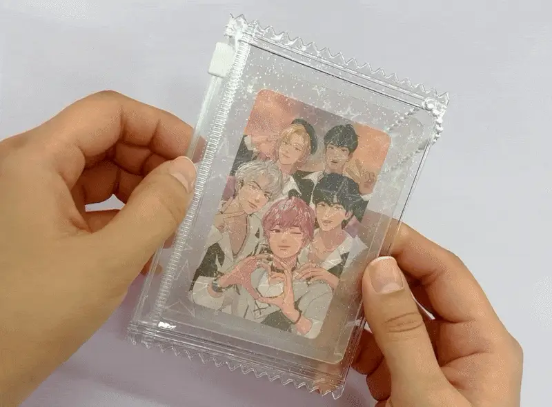 오첵 완소최애 PVC 투명 포카 파우치 지퍼백 상세페이지 8