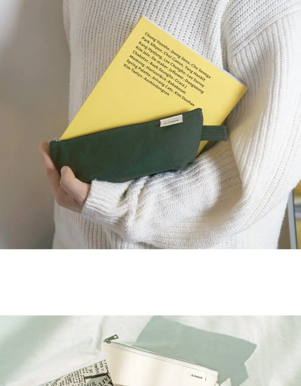 오첵 캔버스 삼각 펜케이스 펜파우치 상세페이지 6