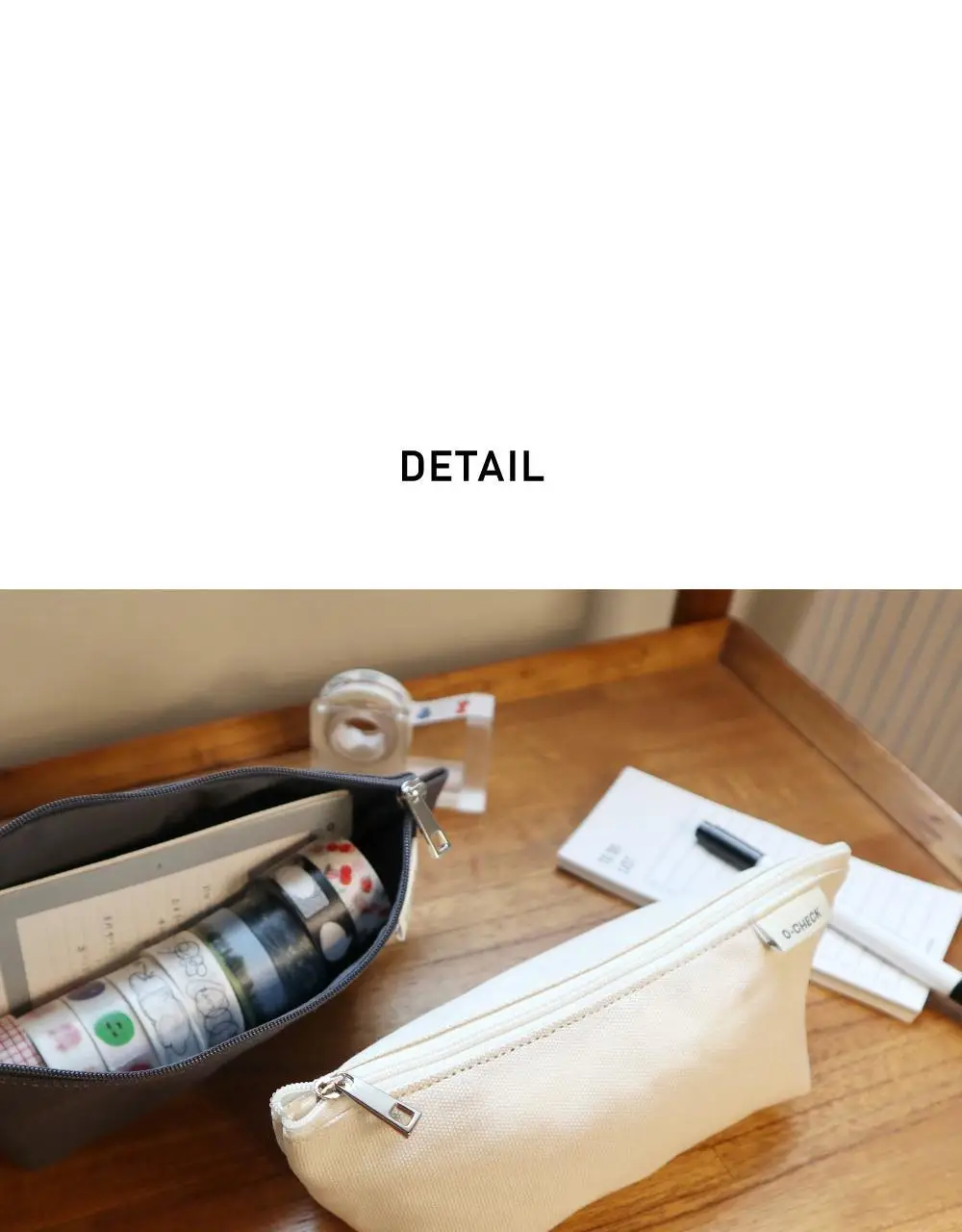 오첵 캔버스 삼각 펜케이스 펜파우치 상세페이지 9