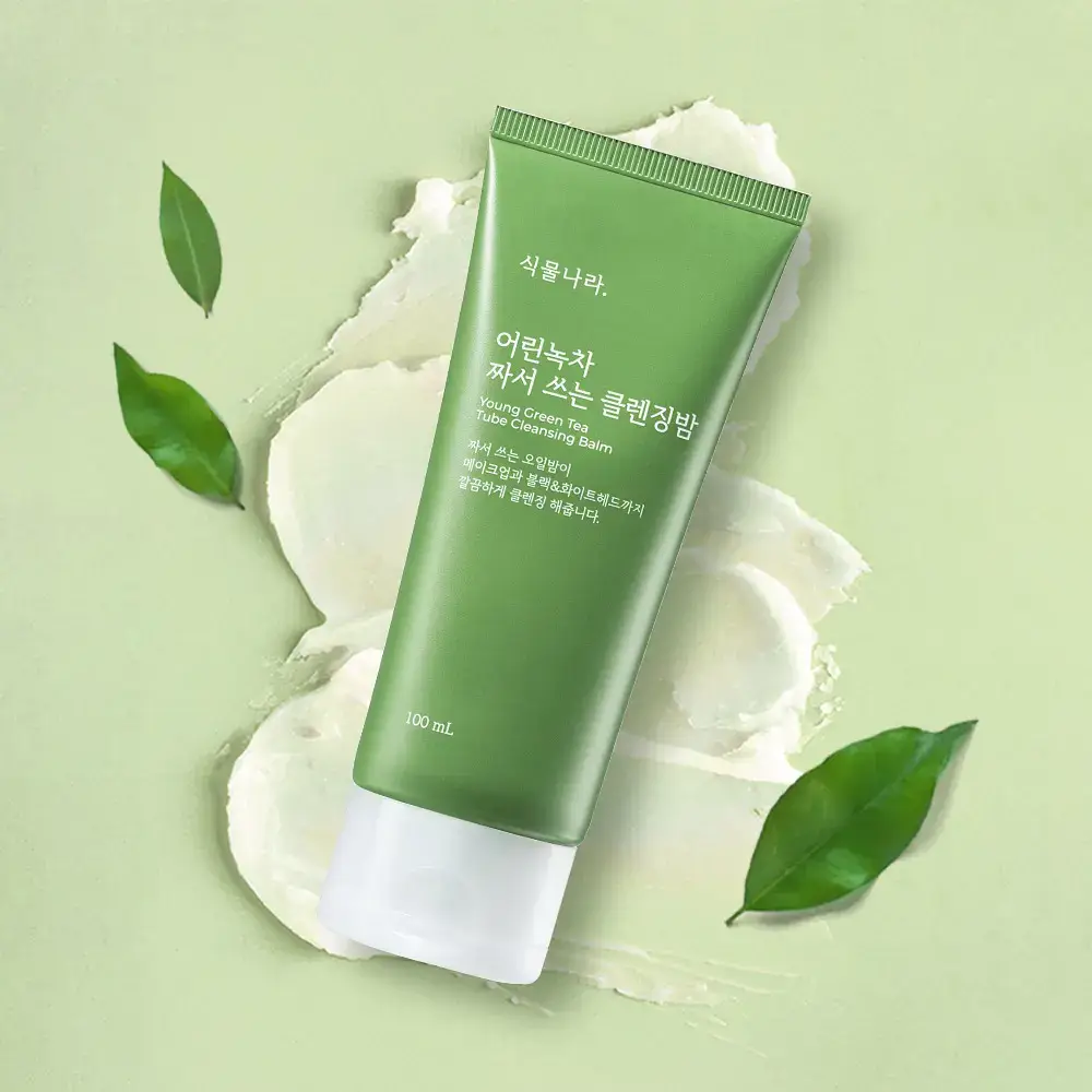 식물나라 어린녹차 짜서쓰는 클렌징밤 100ml