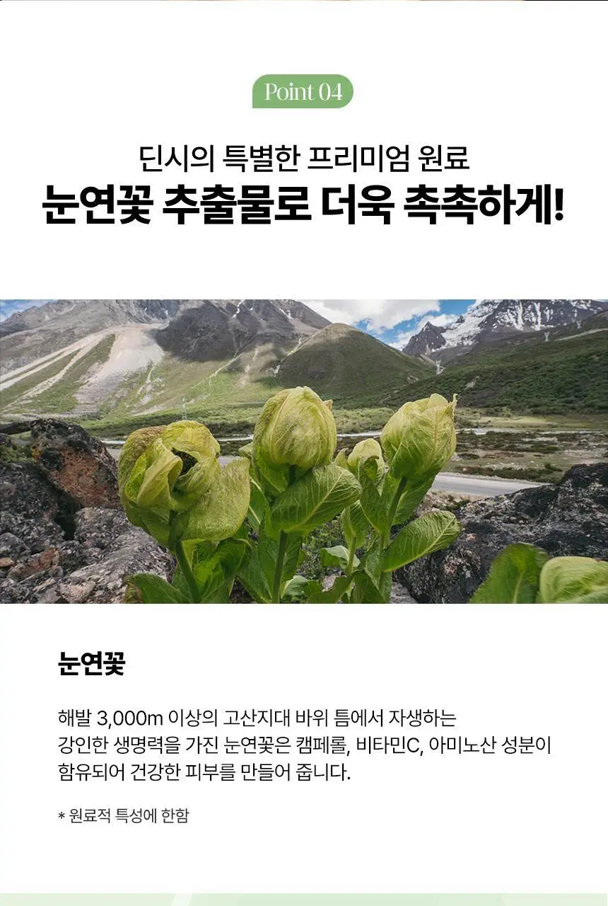 딘시 프리미엄 비건 눈연꽃 히알루론산 수분 클렌징오일 200ml 상세페이지 15