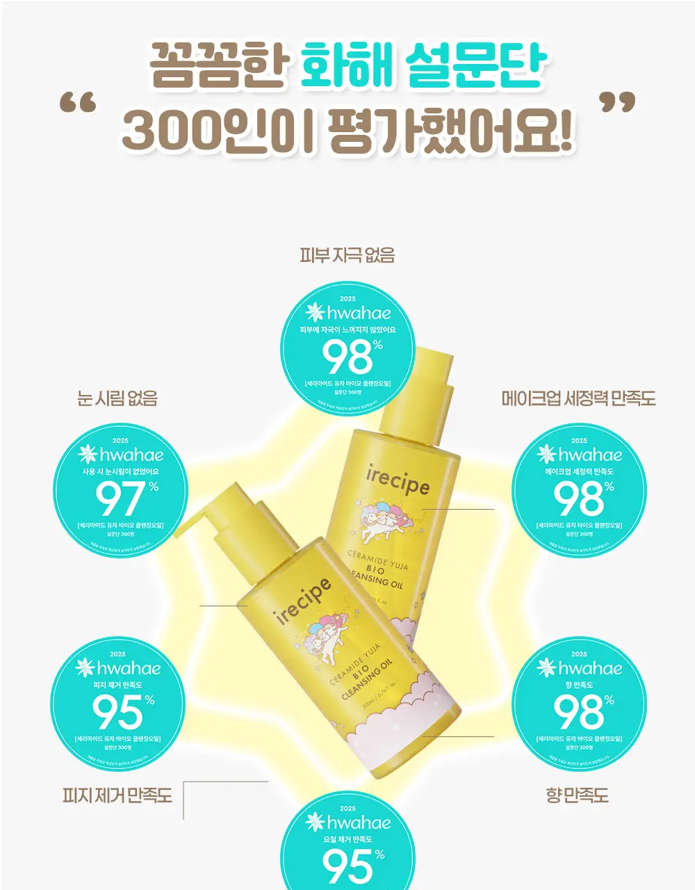 아이레시피x리틀트윈스타 세라마이드 유자 바이오 클렌징오일 200ml 기획 상세페이지 22