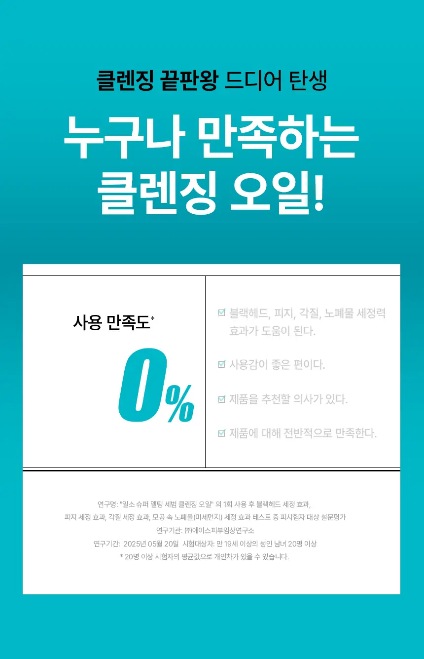 일소 슈퍼 멜팅 세범 클렌징오일 200ml 기획 (+듀얼클린브러쉬) 상세페이지 7